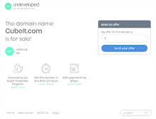 Tablet Screenshot of cubeit.com